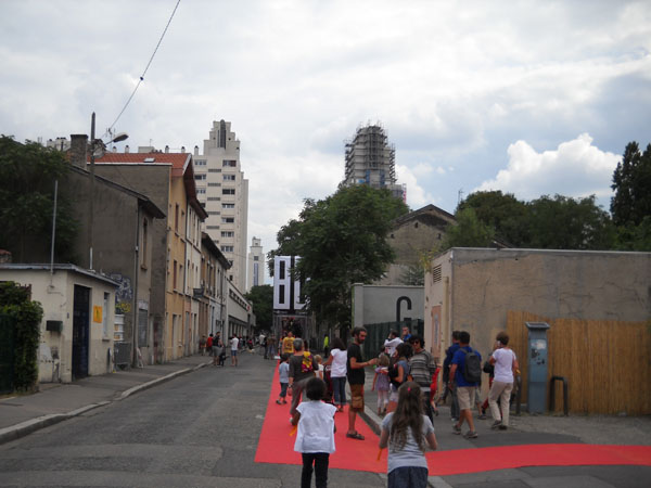 entré passerelle rue Chomel
